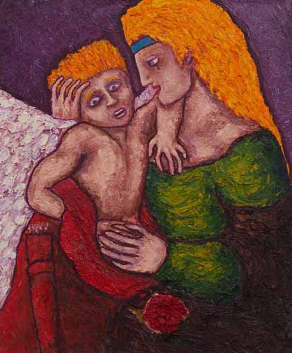 Утешение. Масло, холст, 60×50 см